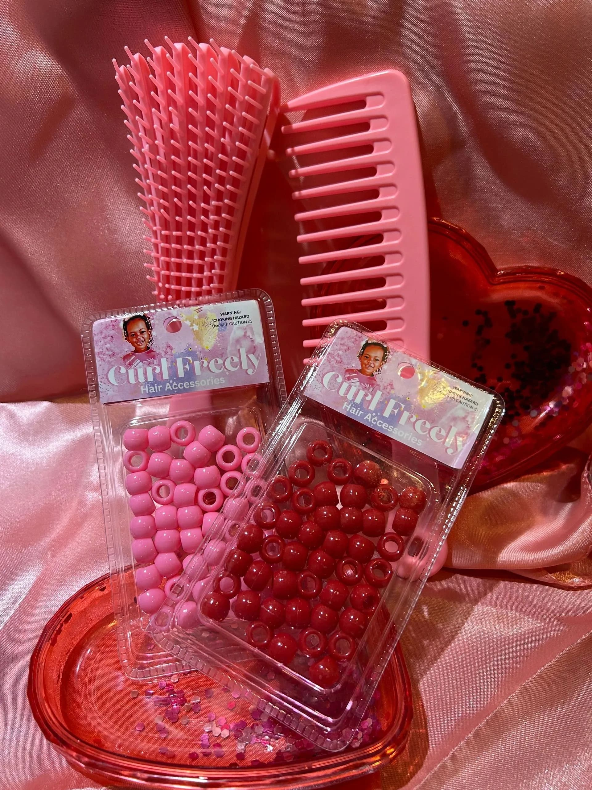 Classic Red Beads - Beads from Curl Freely