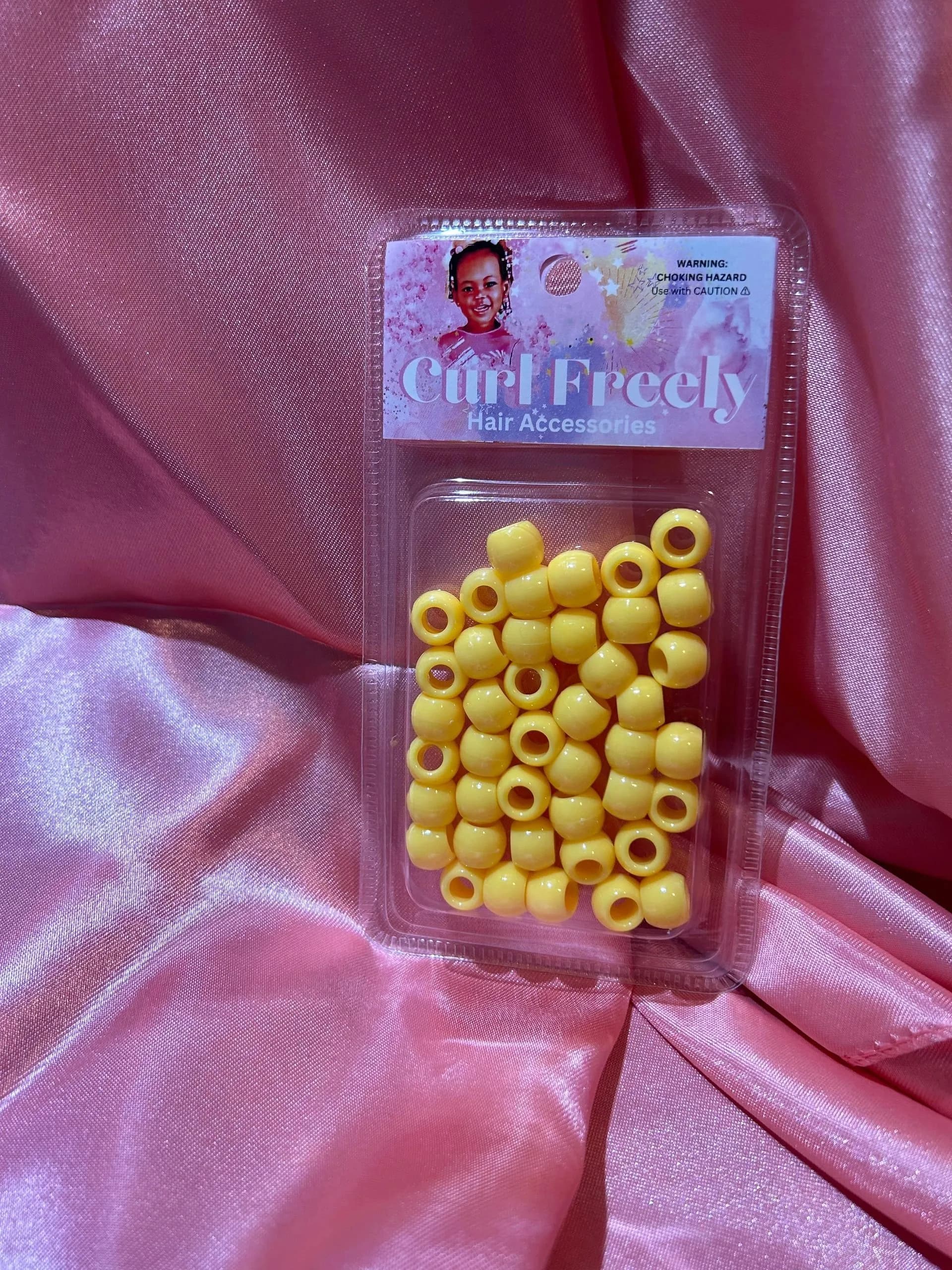 Classic Yellow Beads - Beads from Curl Freely