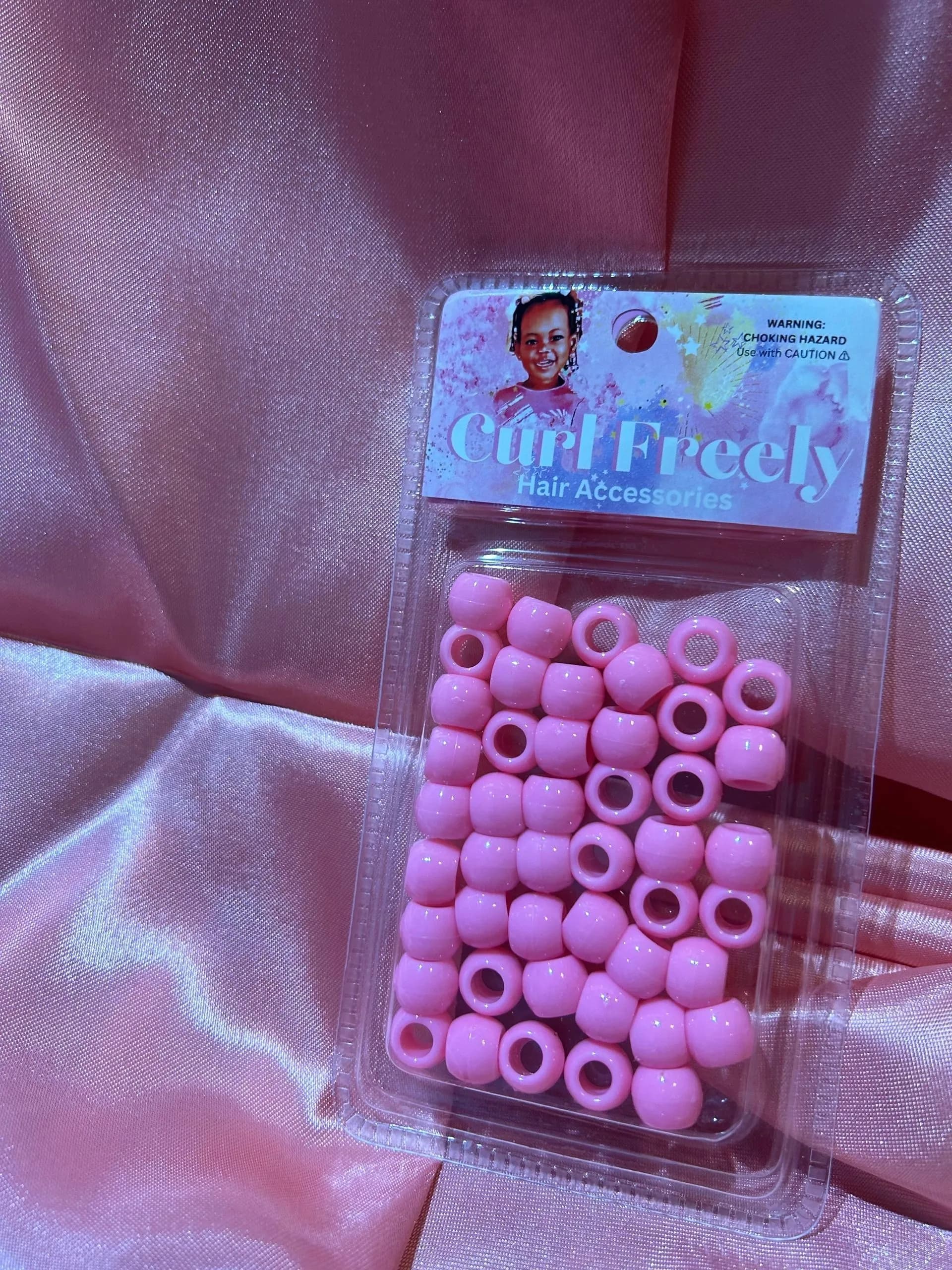 Classic Light Pink Beads - Beads from Curl Freely