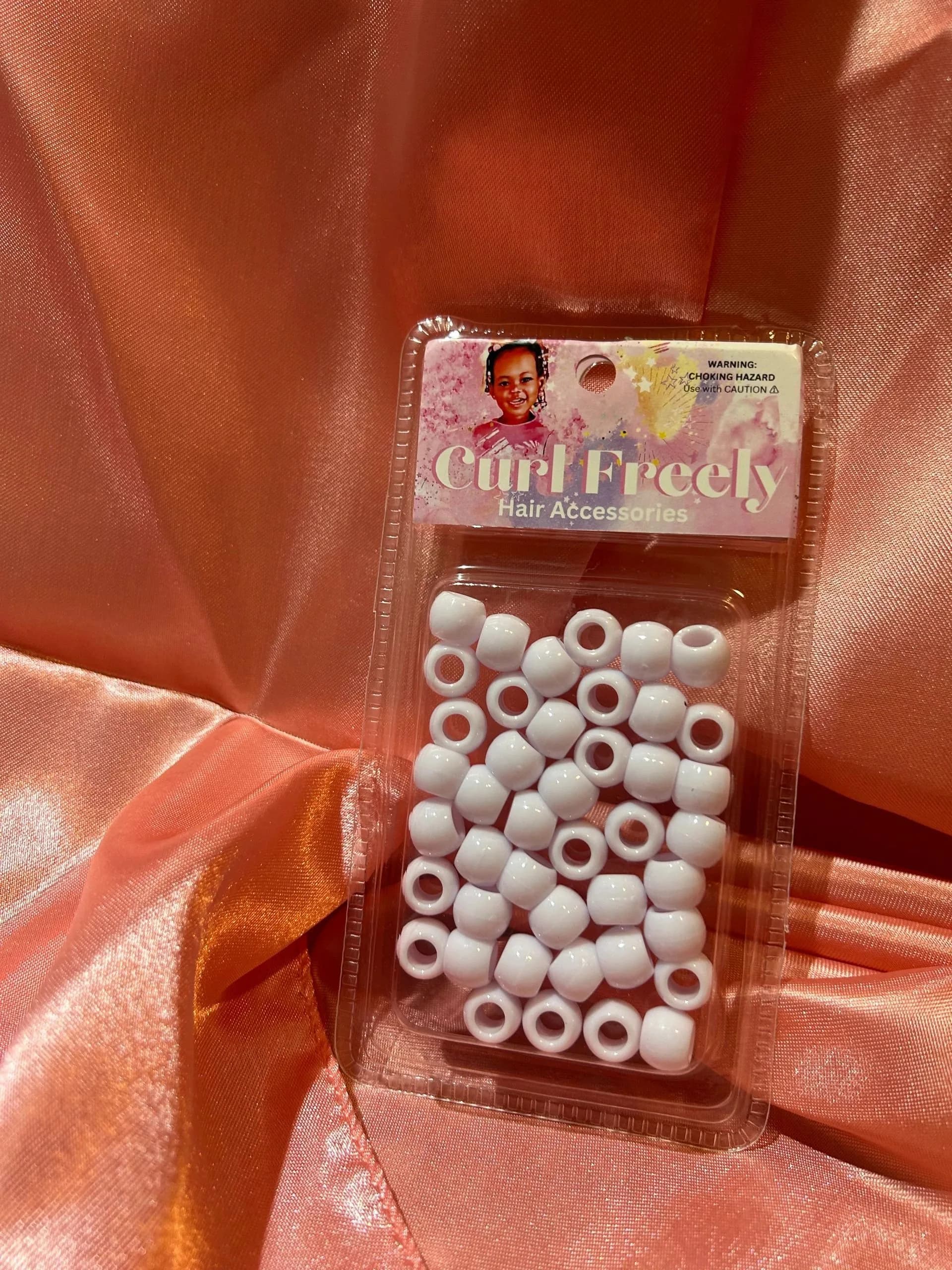 Classic White Beads - Beads from Curl Freely