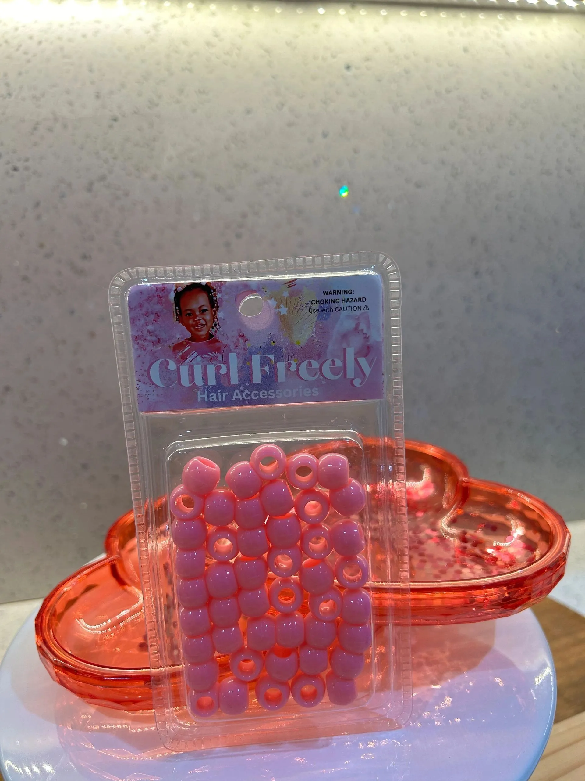 Dark Pink Classic Beads - Beads from Curl Freely