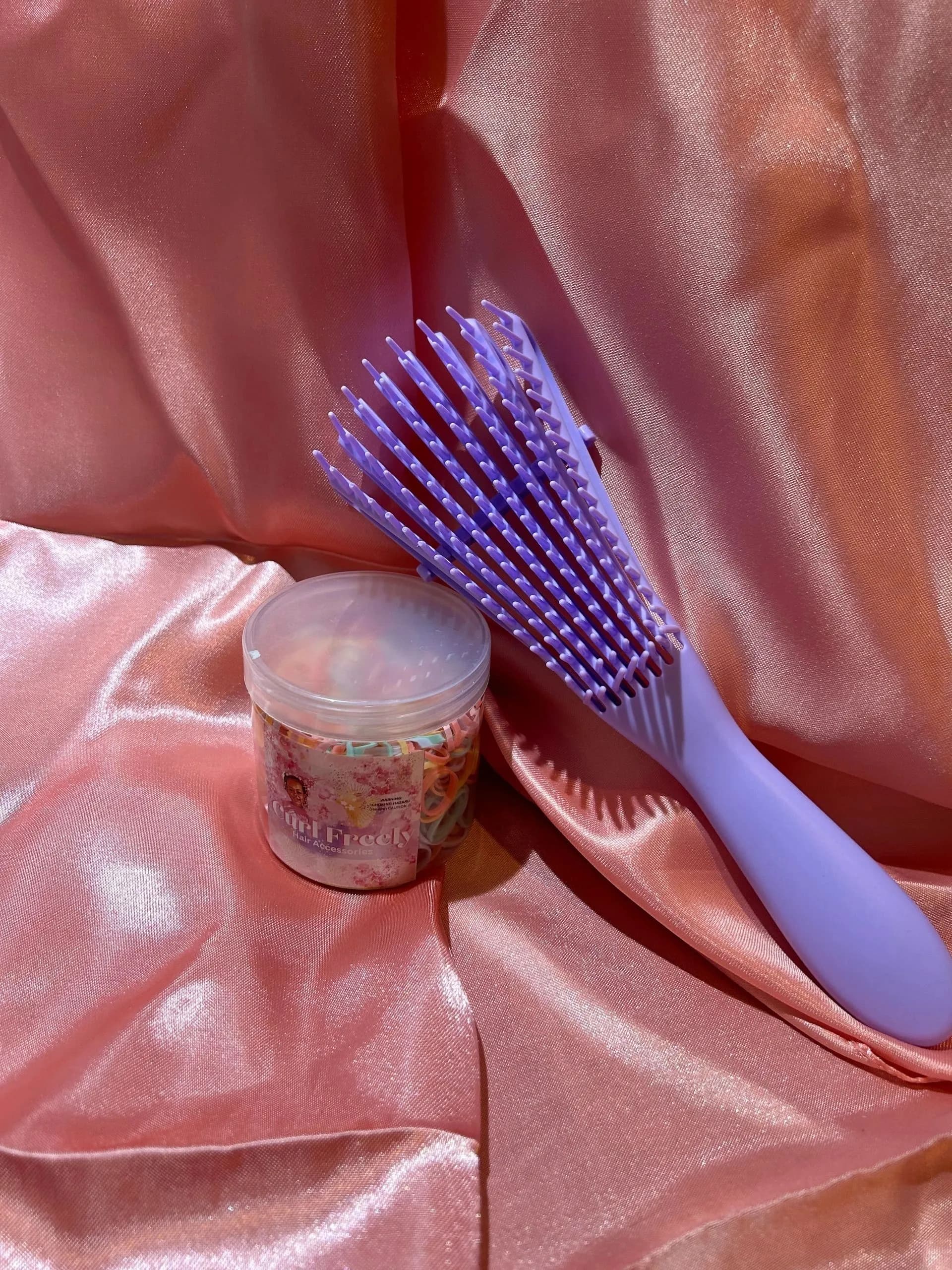 Detangling Brush Purple - Combs & Brushes from Curl Freely